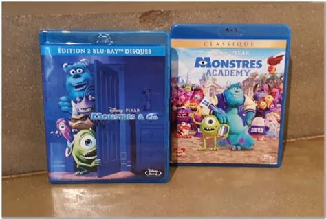 LOT DE BLU RAY Disney MONSTRES CIE MONSTRES ACADEMY Ed