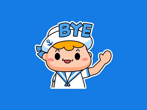 Sailor Say Bye Bye by heynic.com on Dribbble