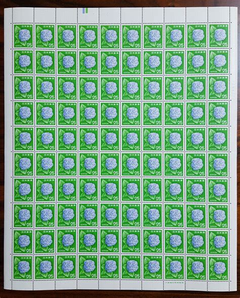 Japan Definitives Stamps In Complete Sheets 11 Face Value ¥22600