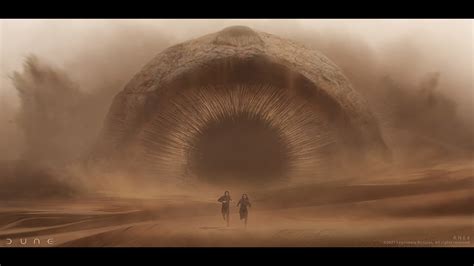 Kamen Anev Early Worm Concept Art For Dune