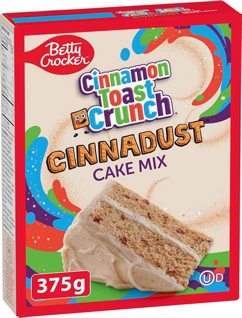 Betty Crocker Cinnamon Toast Crunch Cake Mix 375 Grams Package Of