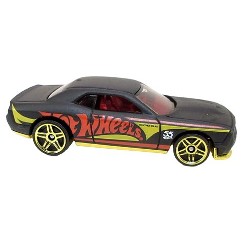 Hot Wheels Dodge Challenger SR Th Anniv Black Yellow Pearl And Chrome Car Walmart