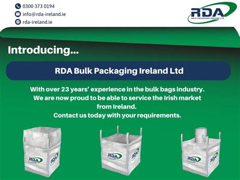 Rda Bulk Packaging Ireland Ltd On Linkedin Rdabulkpackagingirelandltd