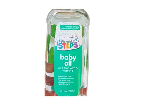 Gentle Steps Baby Oil Aloe Vera And Vitamin E 20 Fl Oz591 Ml