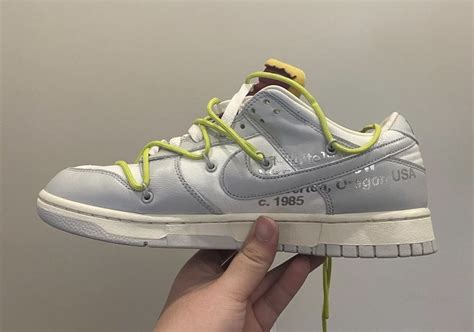 Off White Nike Dunk Low The Collection Release Date Sbd