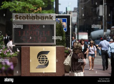Toronto Stock Exchange Index In Downtown Toronto Ont On May 29 2012