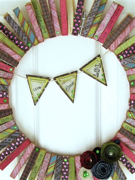 Clothespin Wreath