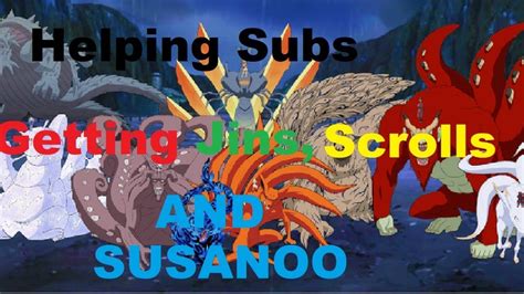 Susanoo Helping Subs Get Jins Weapon Jutsu Live Shindo Life