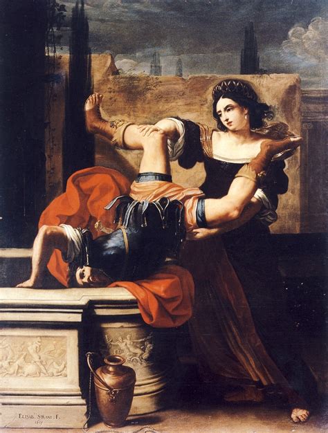 Timoclea Kills The Captain Of Alexander The Great By Elisabetta Sirani