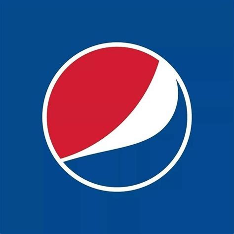 Pepsi Logo on Blue Background