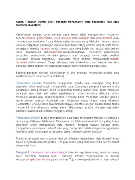 Contoh Analisis Transkrip Temubual Transkrip Temu Bual Pdf Orlagh Smith