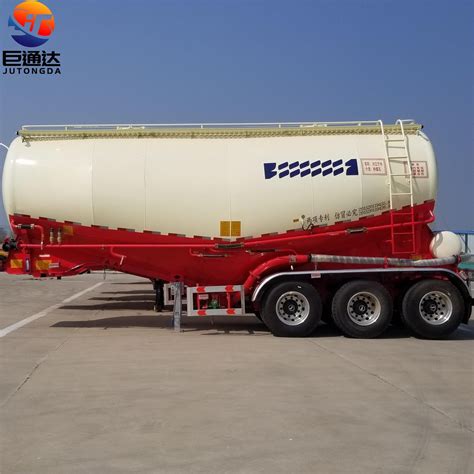 Axles Dry Bulk Cement Tanker Trailer China Fly Cement Trailer And