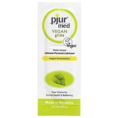 Pjur Vegan Gleitmittel Transparent 2 Ml Shop Apotheke