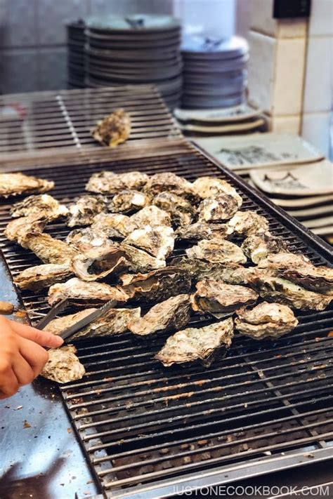 Grilled Oysters With Ponzu Sauce Just One Cookbook