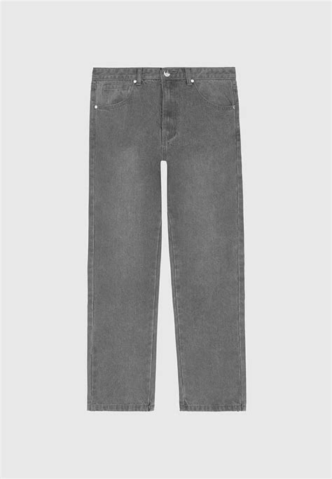 Relaxed Fit Jean Washed Grey Manière De Voir