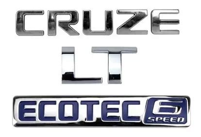 Emblema Cruze Lt Ecotec Speed Kit