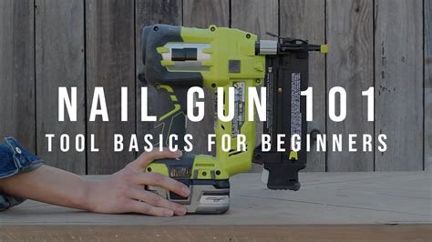 How To Use A Brad Nailer A Beginner S Guide Youtube