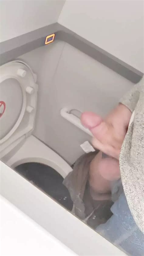 Enjoying A Wank On The Airplane Gay Amateur Porn Feat Thicky Dicky Xhamster