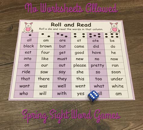 Kindergarten Sight Word Games And Activities Sight Words Kindergarten