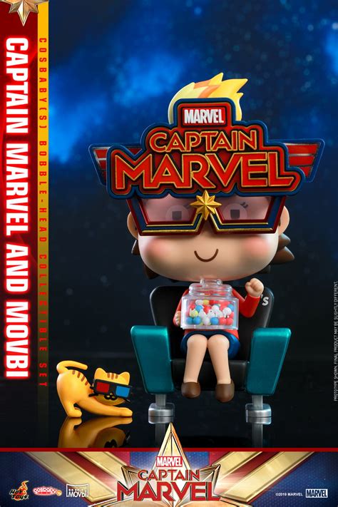 New Hot Toys Captain Marvel Cosbabys Figures