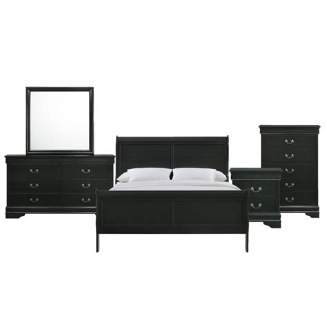 Lark Manor Gaddy Queen Standard 5 Piece Bedroom Set And Reviews Wayfair