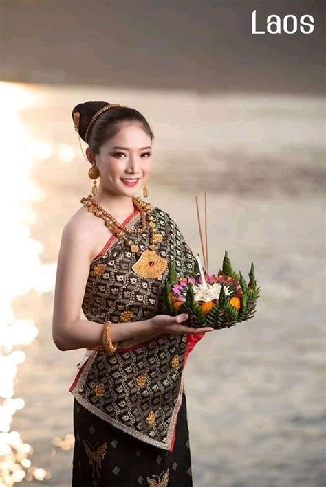 Laos 🇱🇦 ລາວ Lao Traditional Dress Traditional Outfits