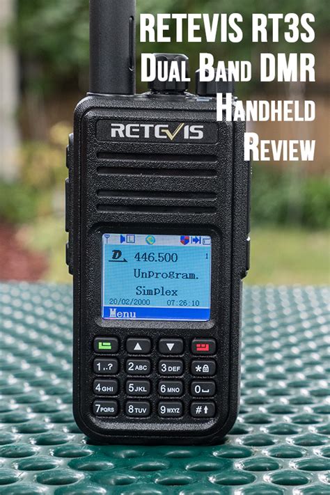 Retevis RT3S Dual Band DMR Handheld Transceiver Review KB9VBR Antennas