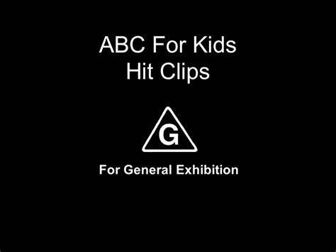 Abc For Kids Hit Clips Vhs G Rated By Stevenandstevie On Deviantart