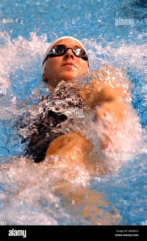 Katy Sexton In The Womens 200m Backstroke Semi Finals During The