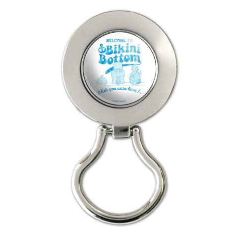 SpongeBob Bikini Bottom Welcome Magnetic Metal Eyeglass ID Badge Holder