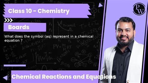 What does the symbol (aq) represent in a chemical equation ? - YouTube