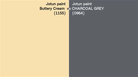 Jotun Paint Buttery Cream Vs CHARCOAL GREY Side By Side Comparison