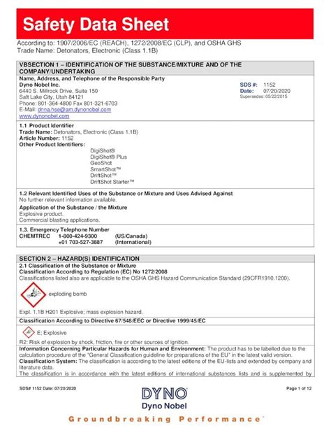 Pdf Safety Data Sheetmediafilesdynoresourcehubaccording To