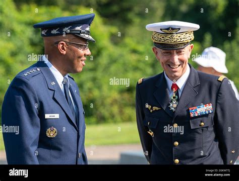 U S Air Force Chief Of Staff Gen Cq Brown Jr Alongside French Air