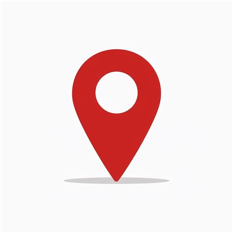 Premium Vector Red Location Pin Icon For Maps And Navigation