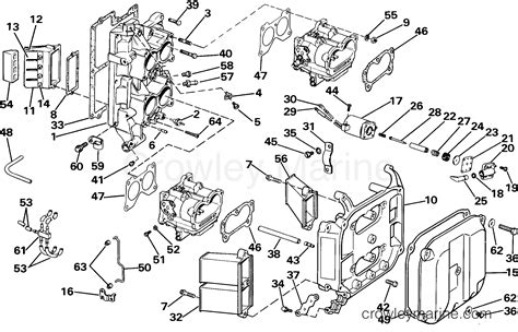 INTAKE MANIFOLD 1985 Outboard 115 E115TLCOS Crowley Marine