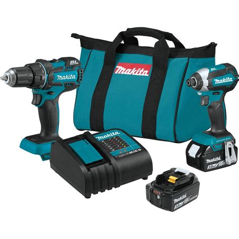 Makita Volt Lithium Ion Cordless Piece Combo Kit Driver Drill