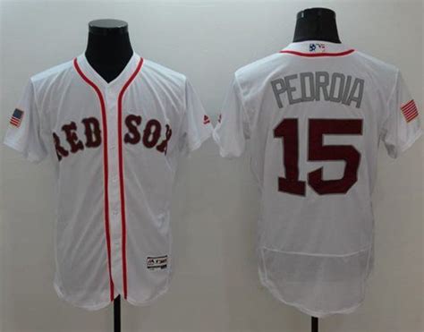 Red Sox #15 #Dustin #Pedroia White #Fashion Stars & Stripes #Flexbase ...