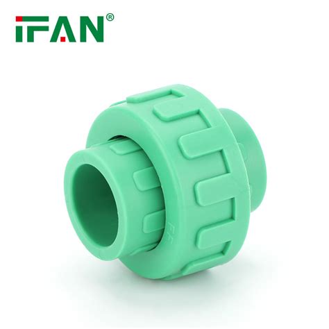 Ifan High Quality Ppr Plastic Water Tube Coupling Green Ppr Union