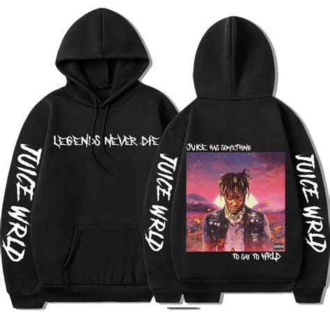 Rapper Juice Wrld Hoodies Men Women Sweatshirts Fashion Hip Hop Hooded