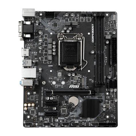 Placa De Baza Msi H M Pro M Plus Intel Lga Matx Emag Ro