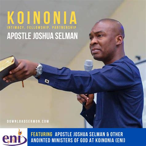 The Mystery Of Deliverance Koinonia With Apostle Joshua Selman