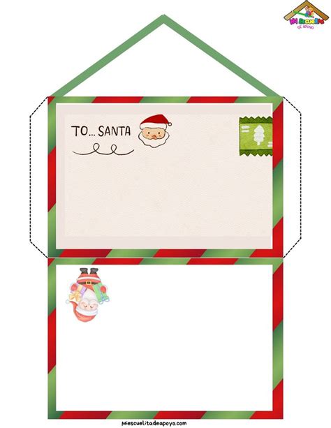 Carta Para Santa Claus Christmas Lettering Christmas Envelope