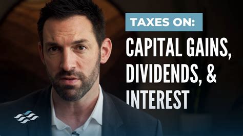 How Are Capital Gains Interest And Dividends Taxed In Canada Youtube