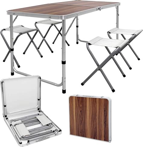 Ecd Germany Set Table Chaises De Camping Pliante Pliable Portable