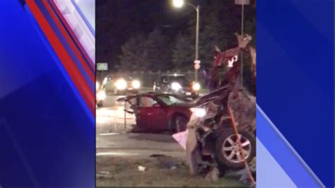 Minor Injuries For Driver After Car Ripped In Half During Crash