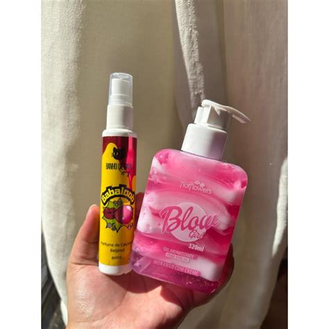 Kit Blow Girl Hot Flowers E Perfume De Calcinha Varios Sabores Shopee Brasil