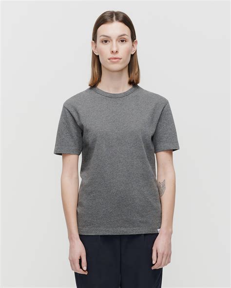 Heavyweight Dark Grey T-Shirt for Women | 235GSM Cotton