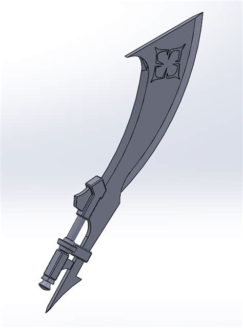Free 3d File Karuma Cleaver 🎮・3d Print Object To Download・cults