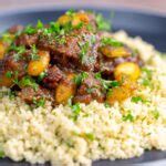 Moroccan Lamb Tagine With Dates Almonds Krumpli